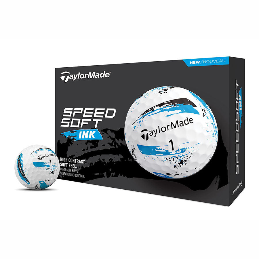 New TaylorMade SpeedSoft Blue Ink Golf Balls