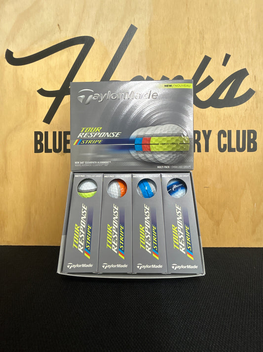 New TaylorMade Tour Response Stripe Neon Multi-Pack Golf Balls