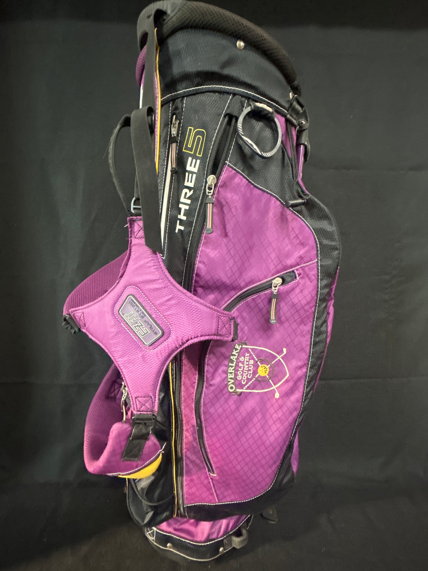 Used Sun Mountain Three 5 Overlake Country Club Stand Bag
