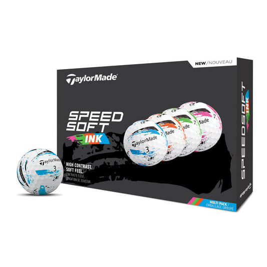 New TaylorMade SpeedSoft Multi Pack Golf Balls